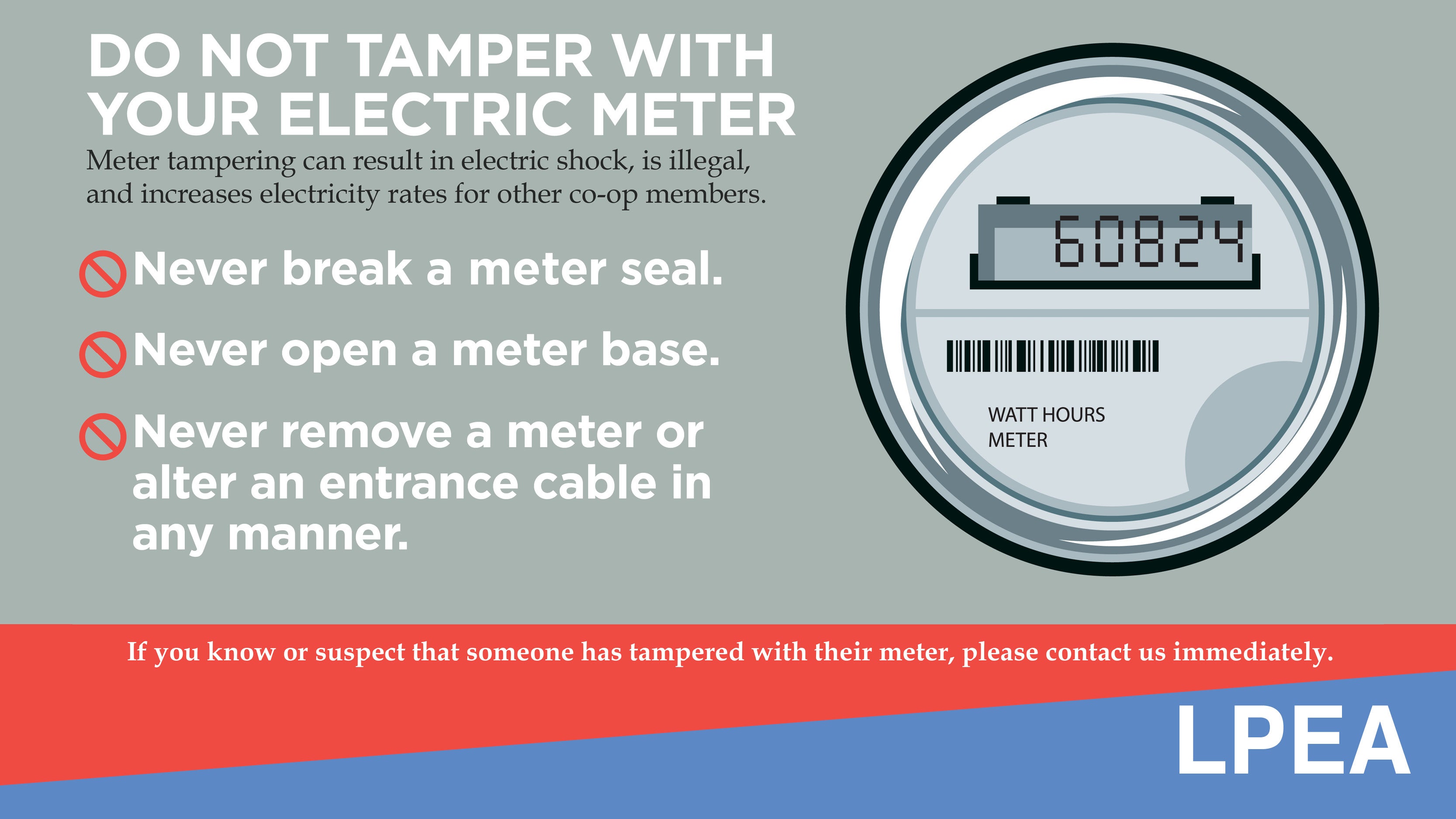 Meter Tampering La Plata Electric Association